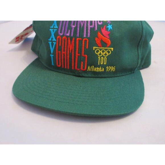NWT Vintage 1996 Atlanta Olympic Games Hat SnapBack USA Embroidered 90s Hanes - Picture 5 of 15